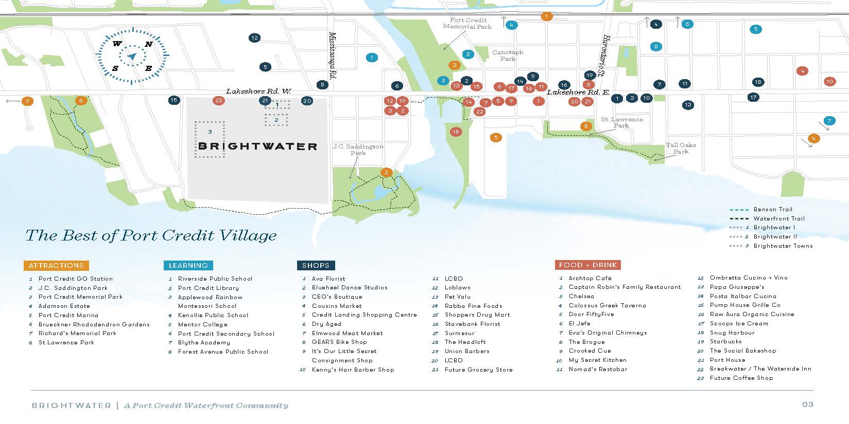 Brightwater Towns area map