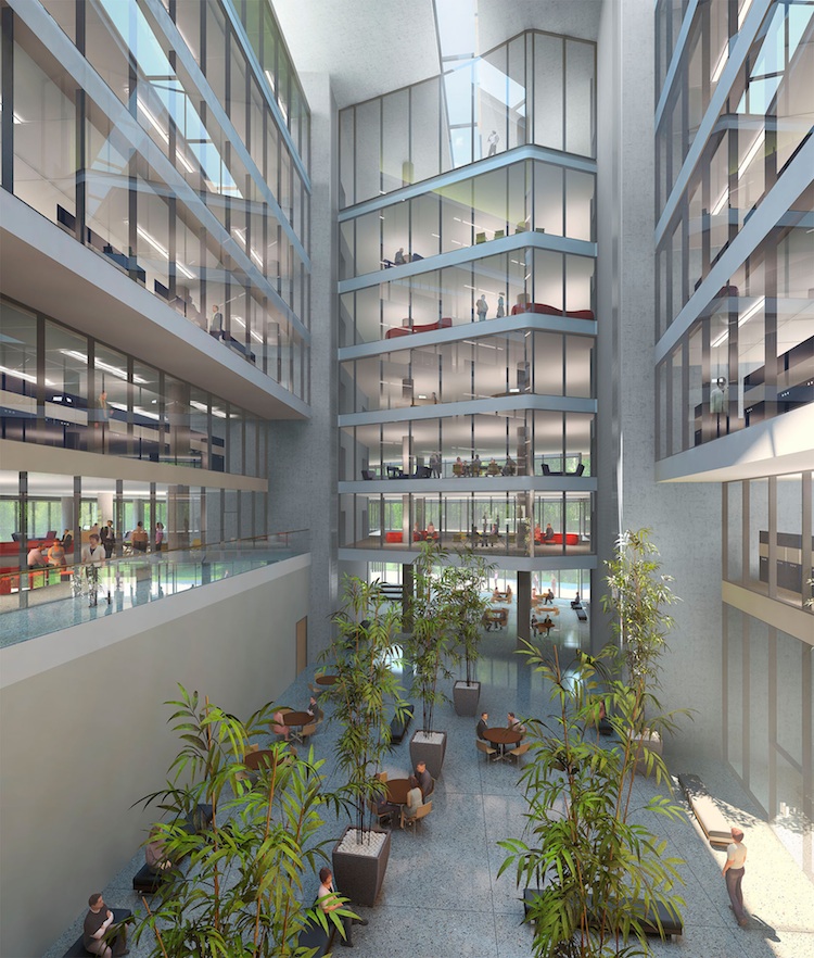 Rendering of 4050 Yonge Street Condos indoor seating.