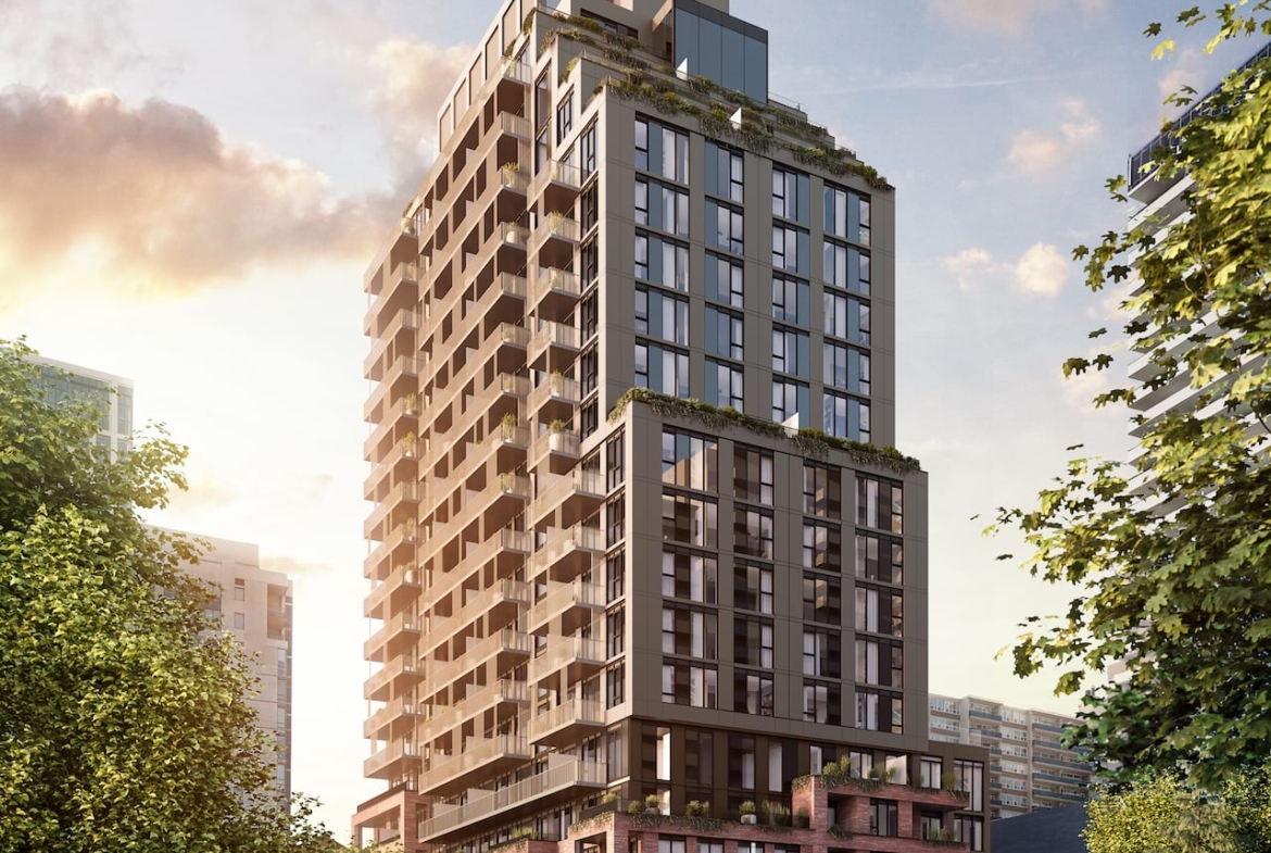 Rendering of Akra Living exterior full view
