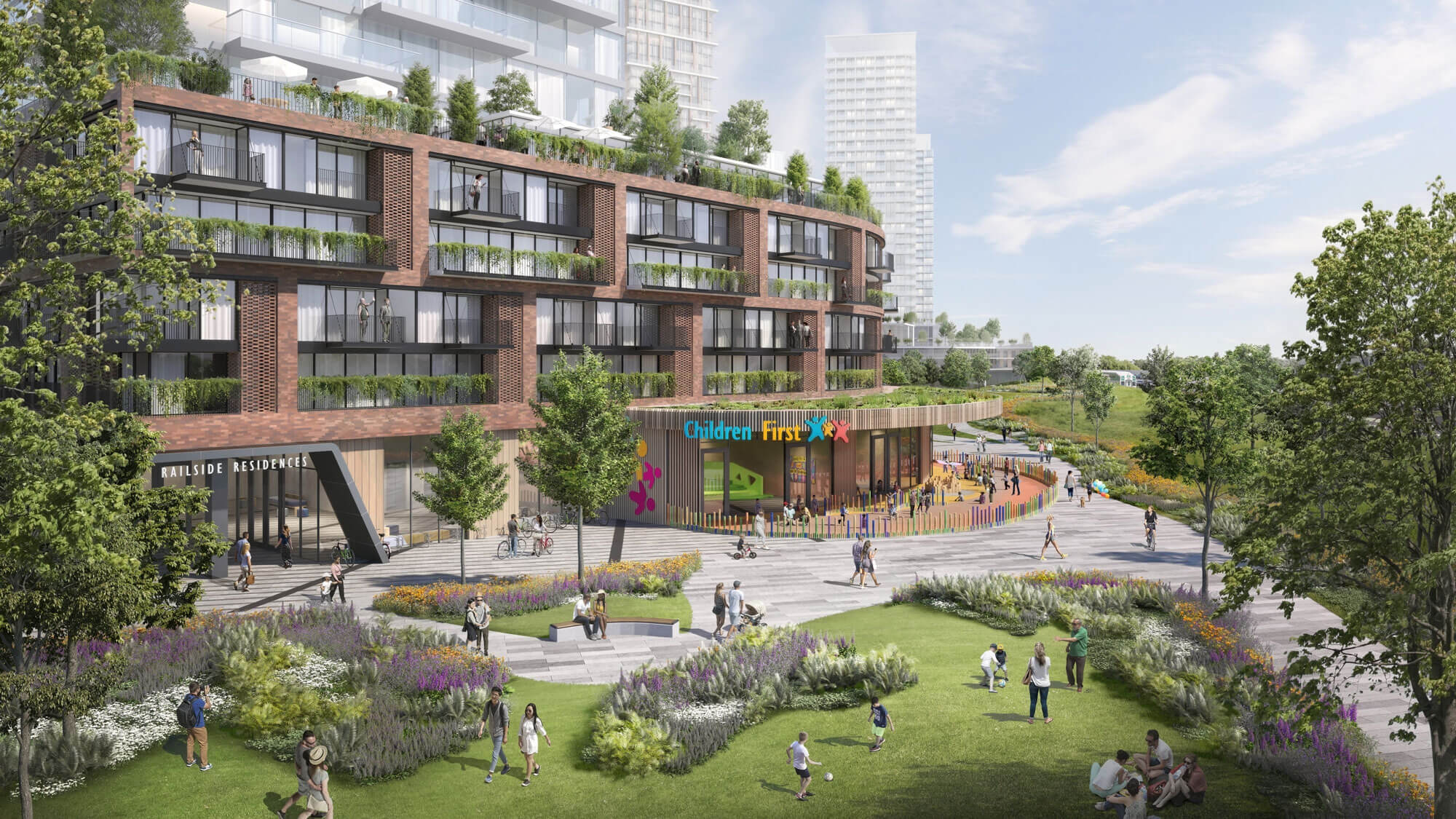 Rendering of Scarborough Junction daycare.