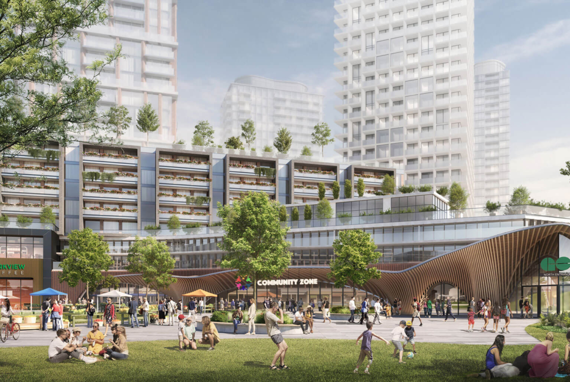Rendering of Scarborough Junction park.