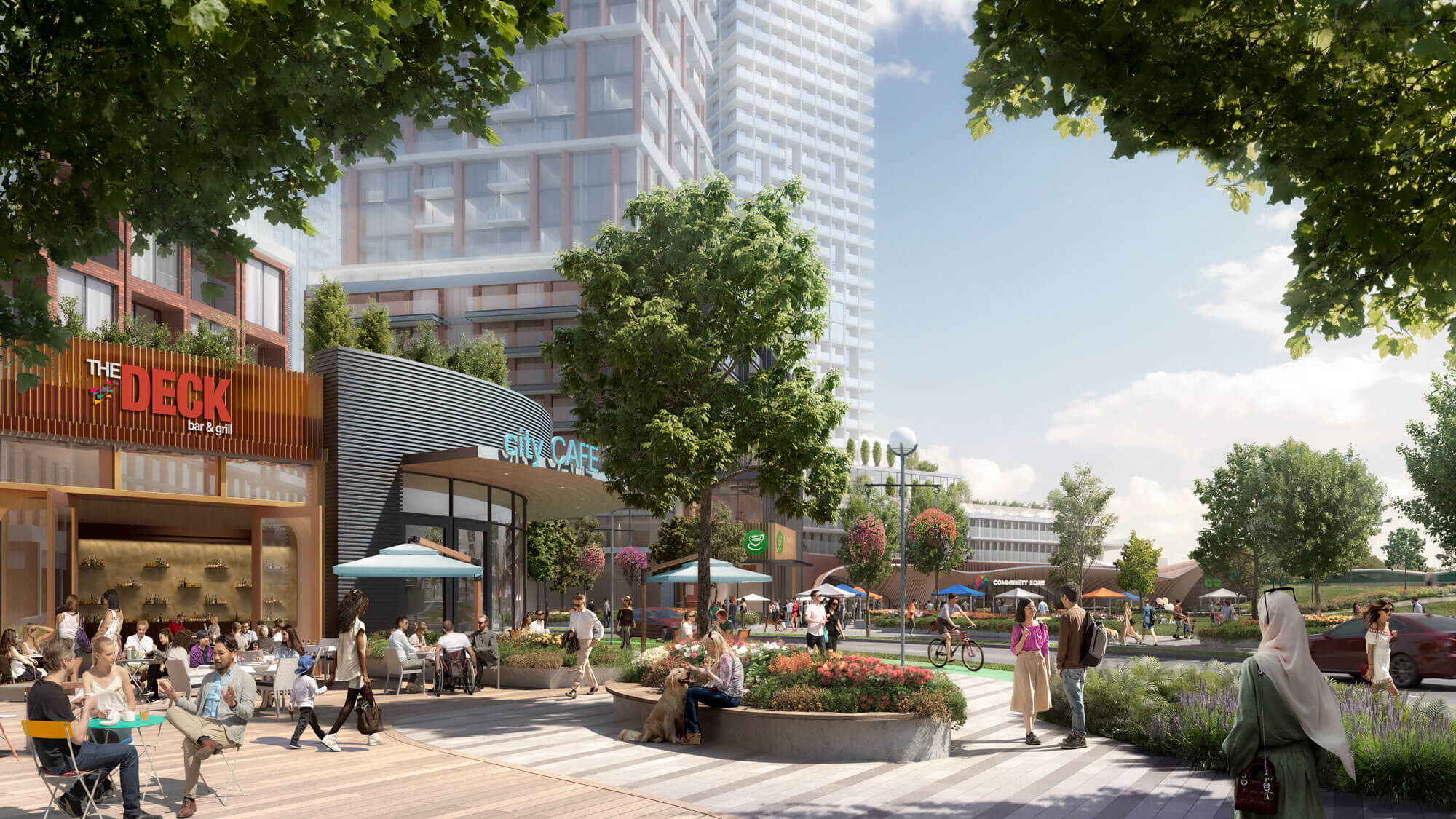 Rendering of Scarborough Junction restaurant.