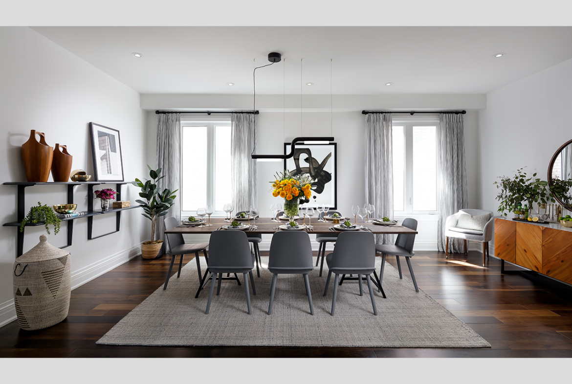 Rendering of Simcoe Landing interior dining room