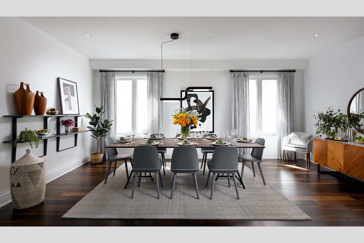 Rendering of Simcoe Landing interior dining room