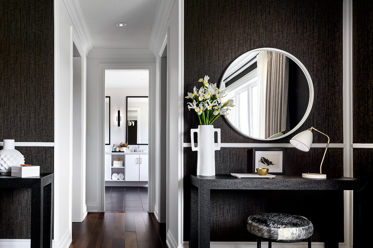Rendering of Simcoe Landing interior hallway