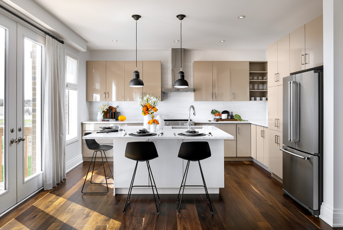 Rendering of Simcoe Landing interior kitchen
