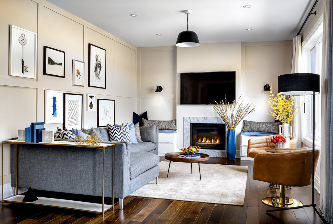 Rendering of Simcoe Landing interior living room