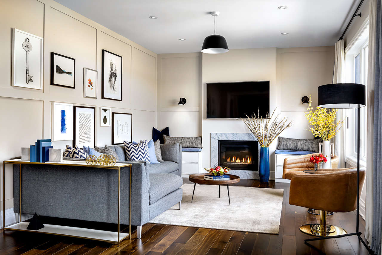 Rendering of Simcoe Landing interior living room