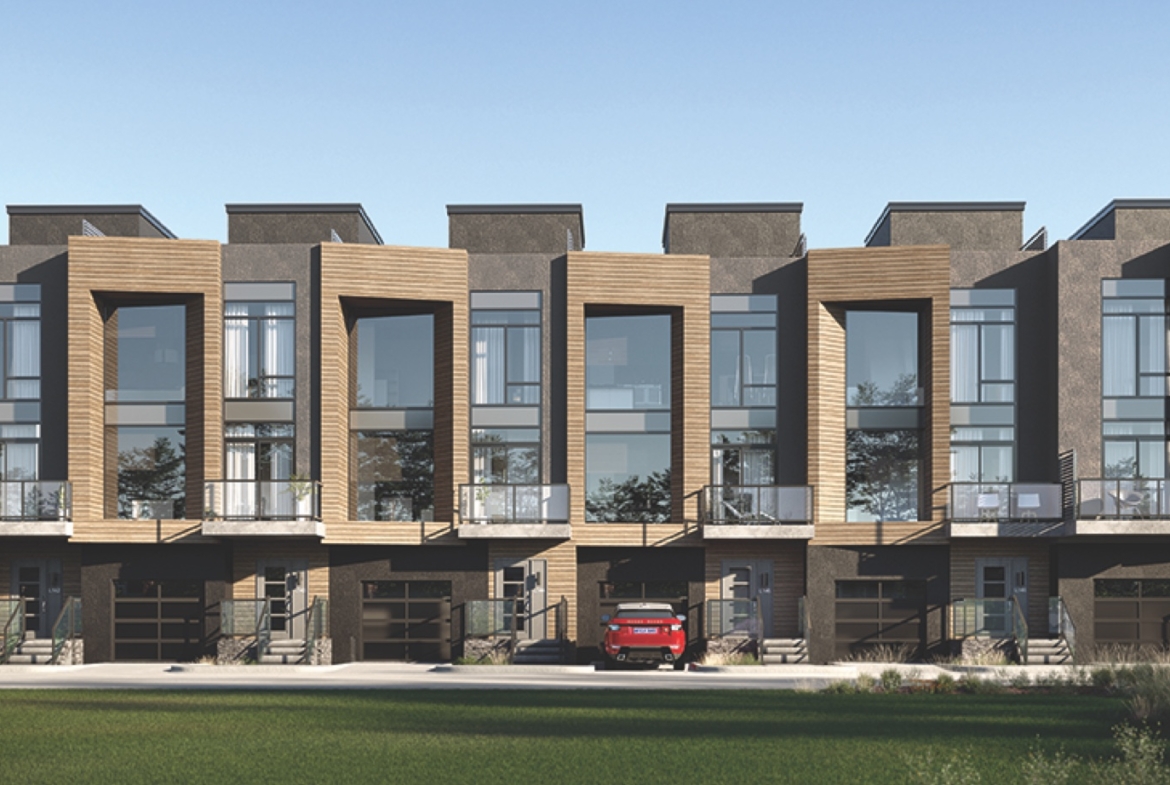 Exterior rendering of The Summit Towns.