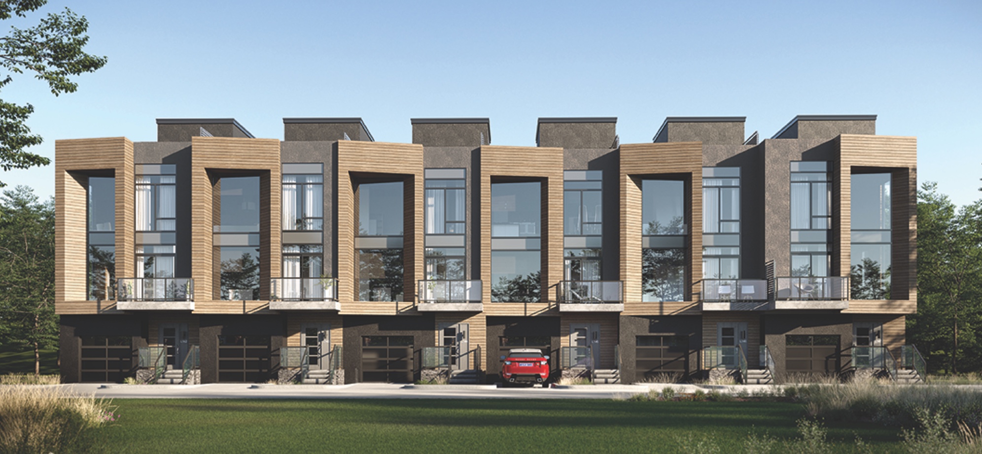 Exterior rendering of The Summit Towns.