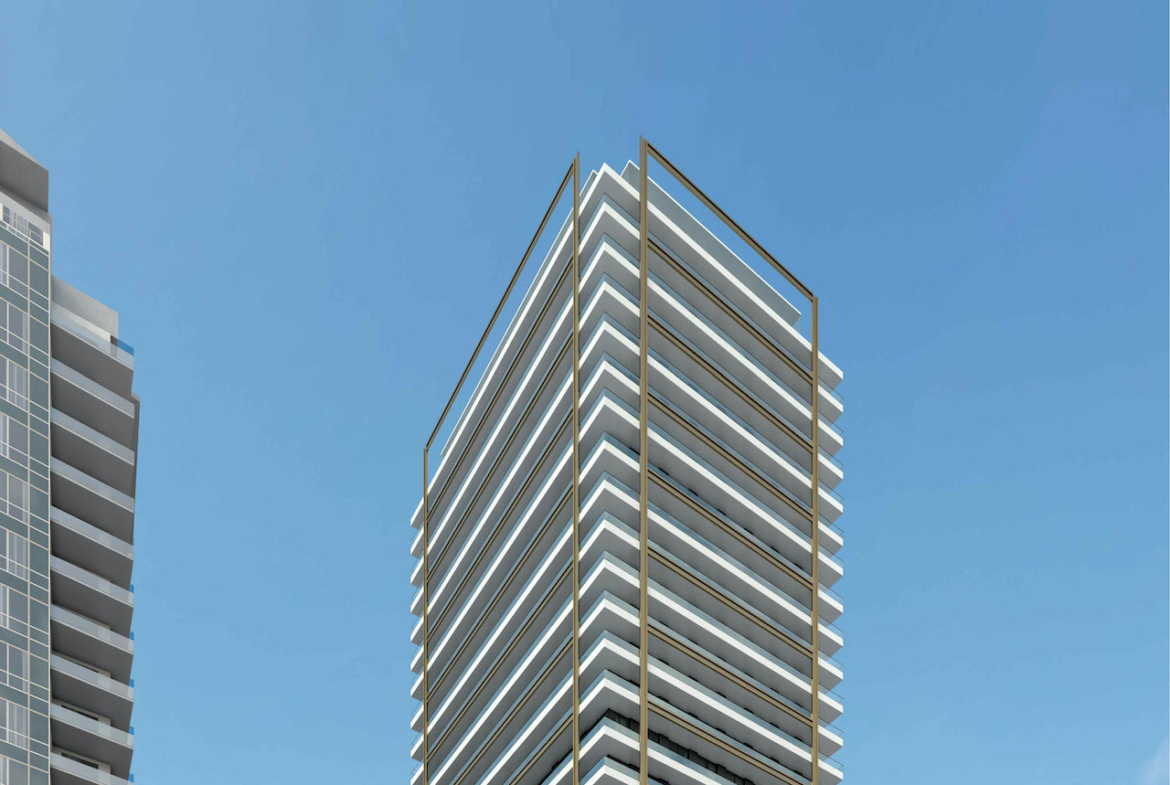 Rendering of 5205 Yonge Condos exterior upper half