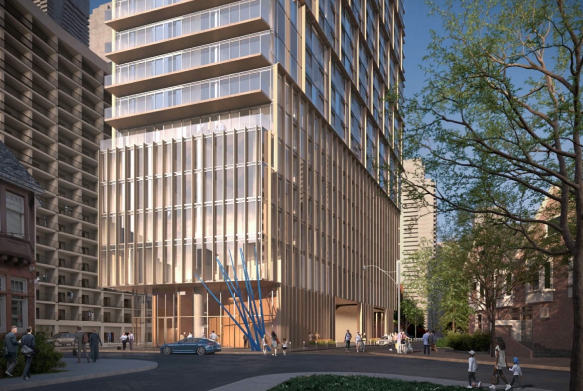 Rendering of 717 Church Street Condos spacious sidewalk