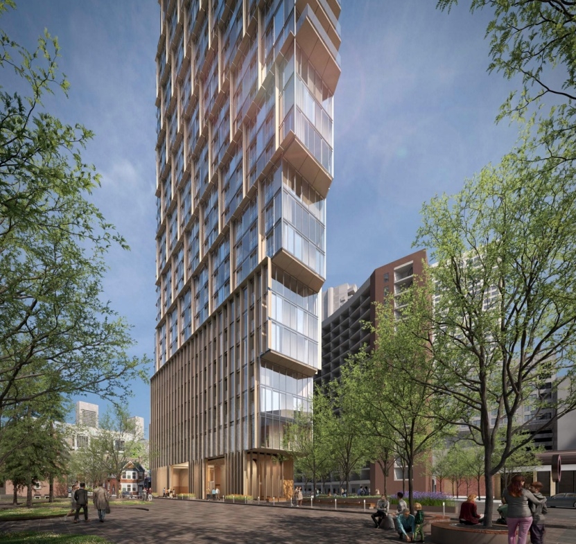 Rendering of 717 Church Street Condos courtyard