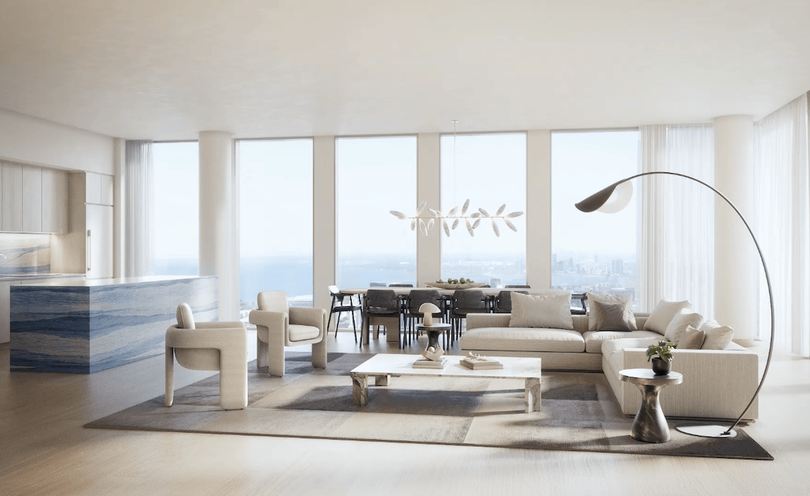 Freed Hotel and Residences suite interior living room