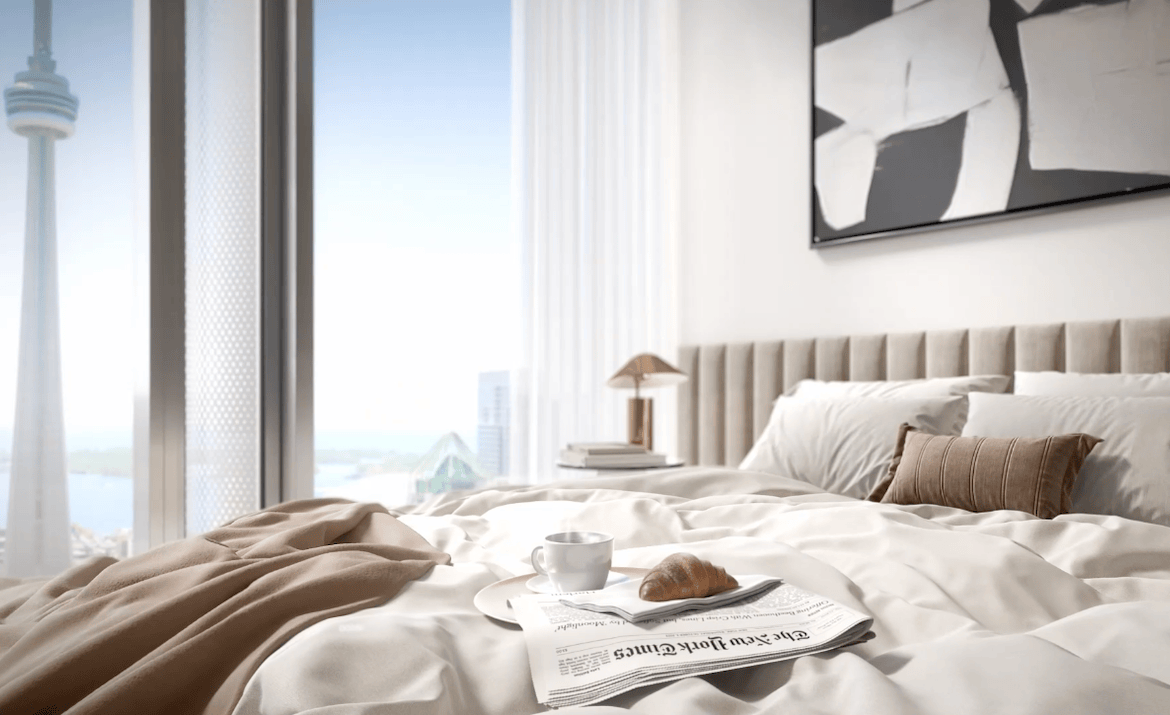 Freed Hotel and Residences suite interior bedroom