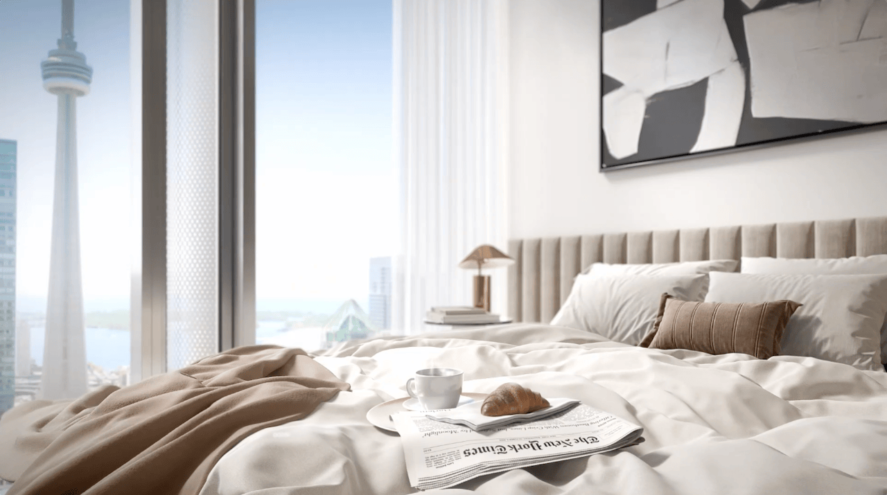 Freed Hotel and Residences suite interior bedroom