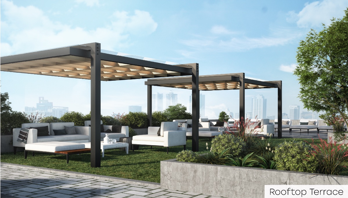 Rendering of Nahid Kennedy Condos rooftop terrace