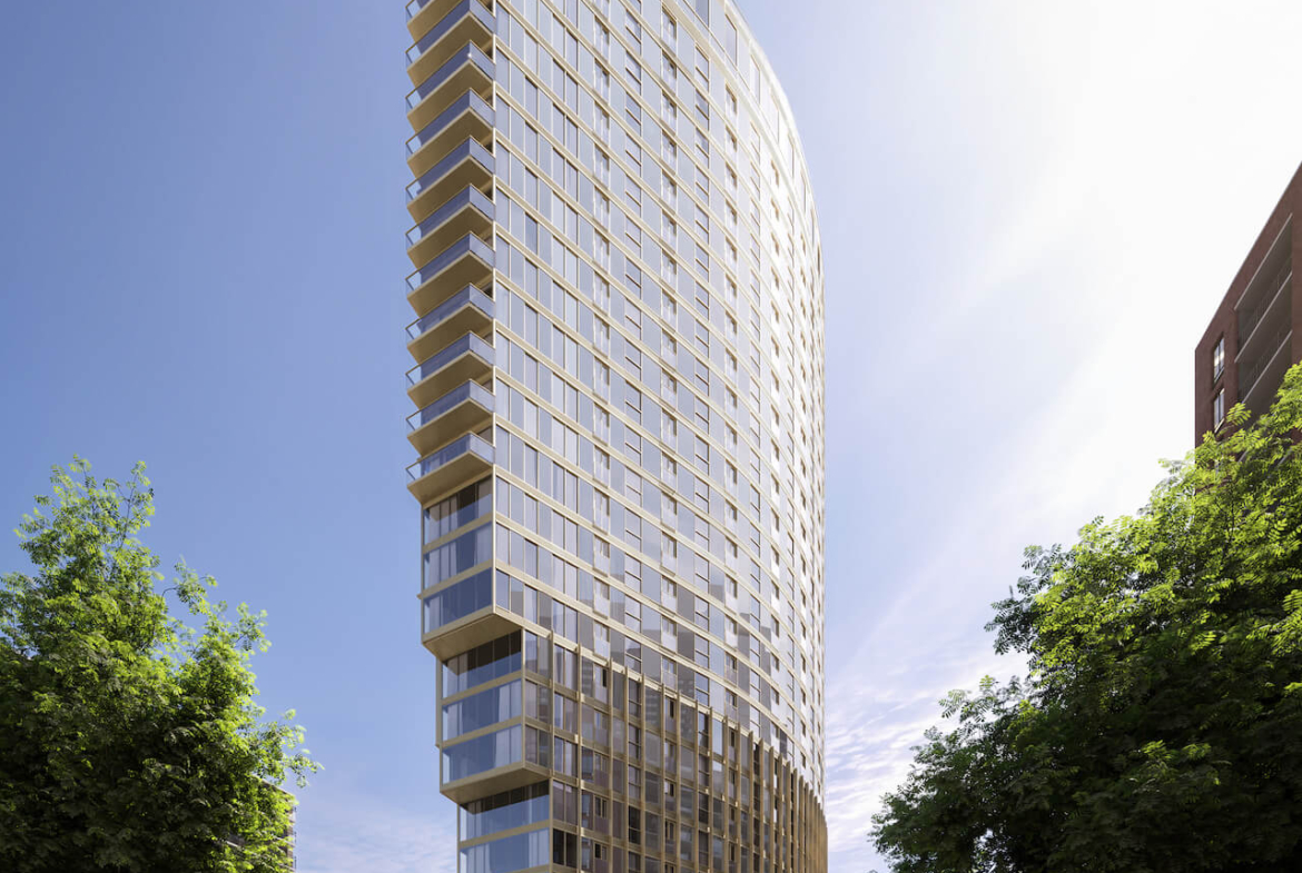 Rendering of Park Road Condos exterior hero