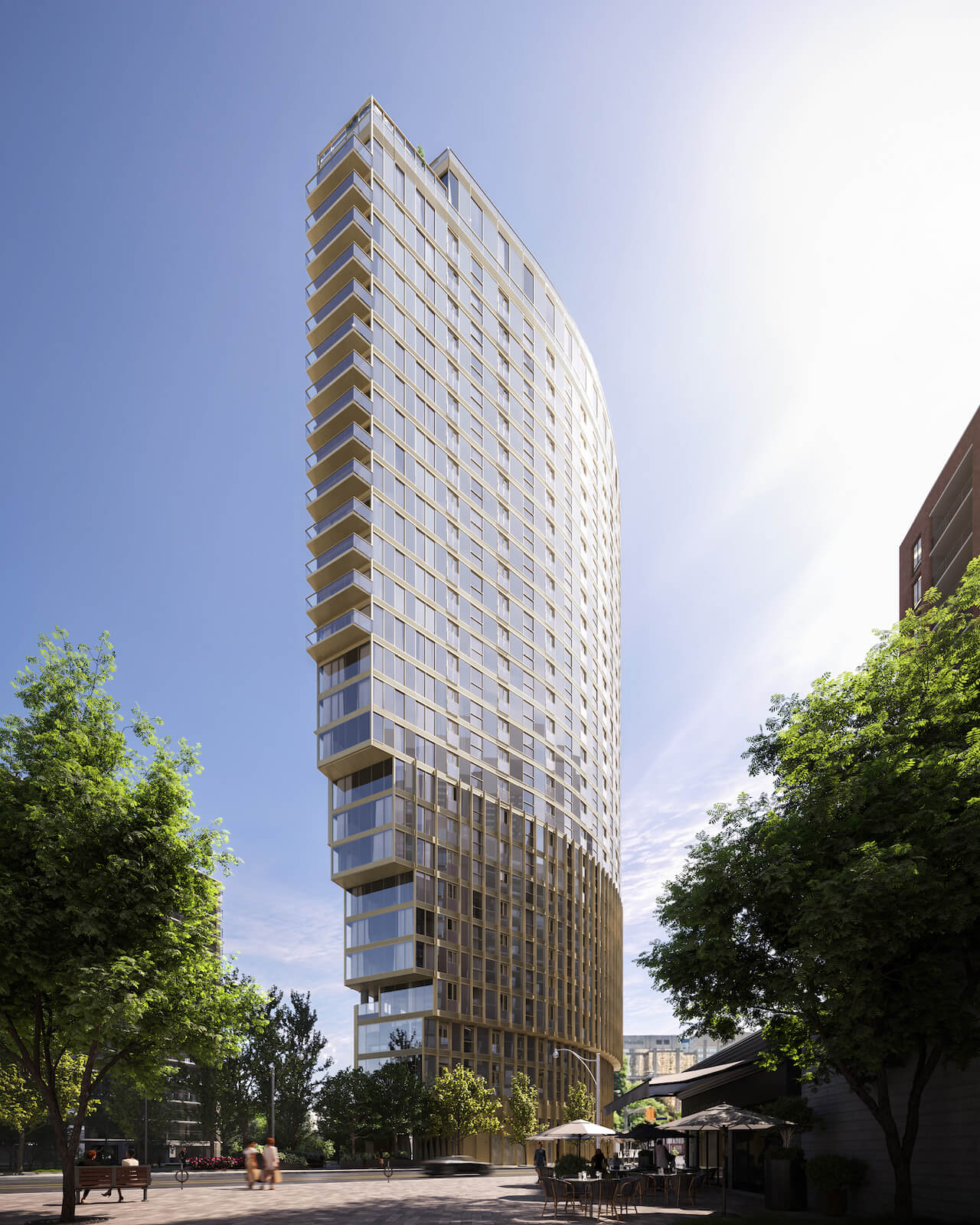 Rendering of Park Road Condos exterior hero