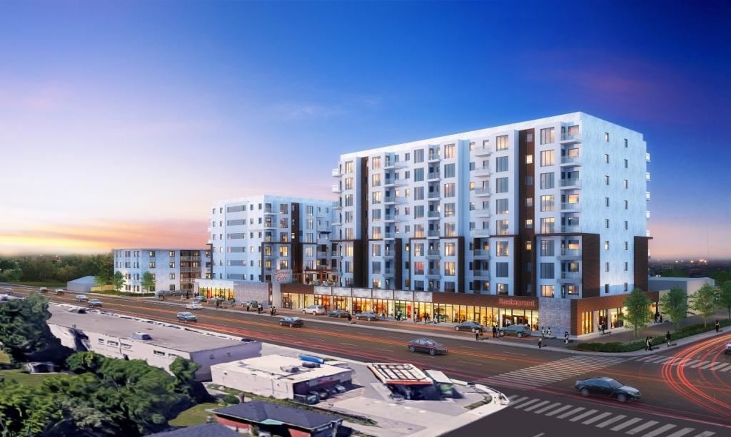 Rendering of Steeltown Co. Condos exterior