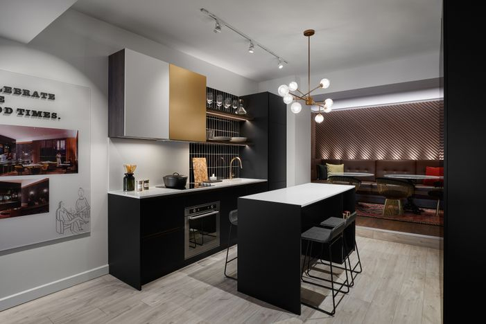 Rendering of The Twelve Hundred Condos suite interior