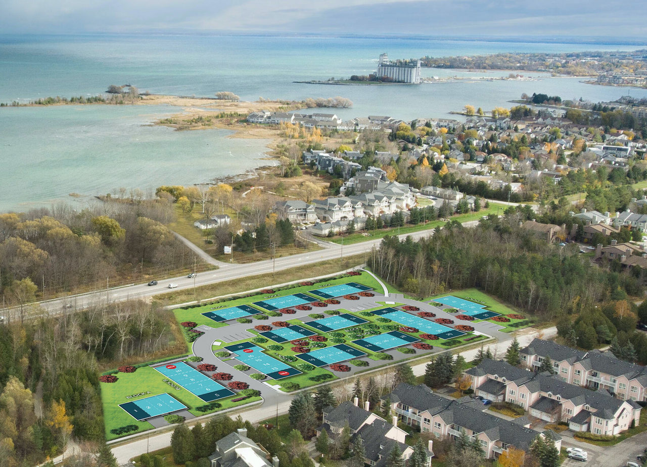 Aerial of Waterstone Towns in Collingwood