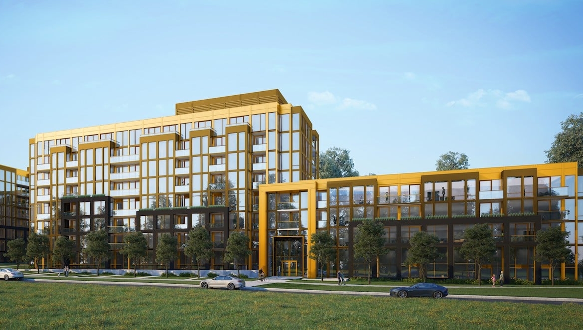 Rendering of Nuvo 2 Condos exterior
