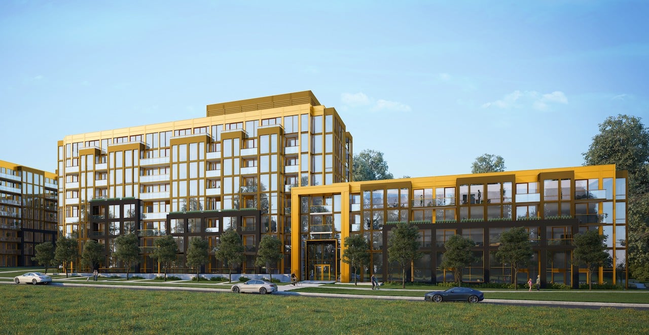 Rendering of Nuvo 2 Condos exterior
