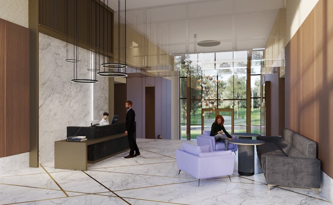 Rendering of Nuvo 2 Condos concierge