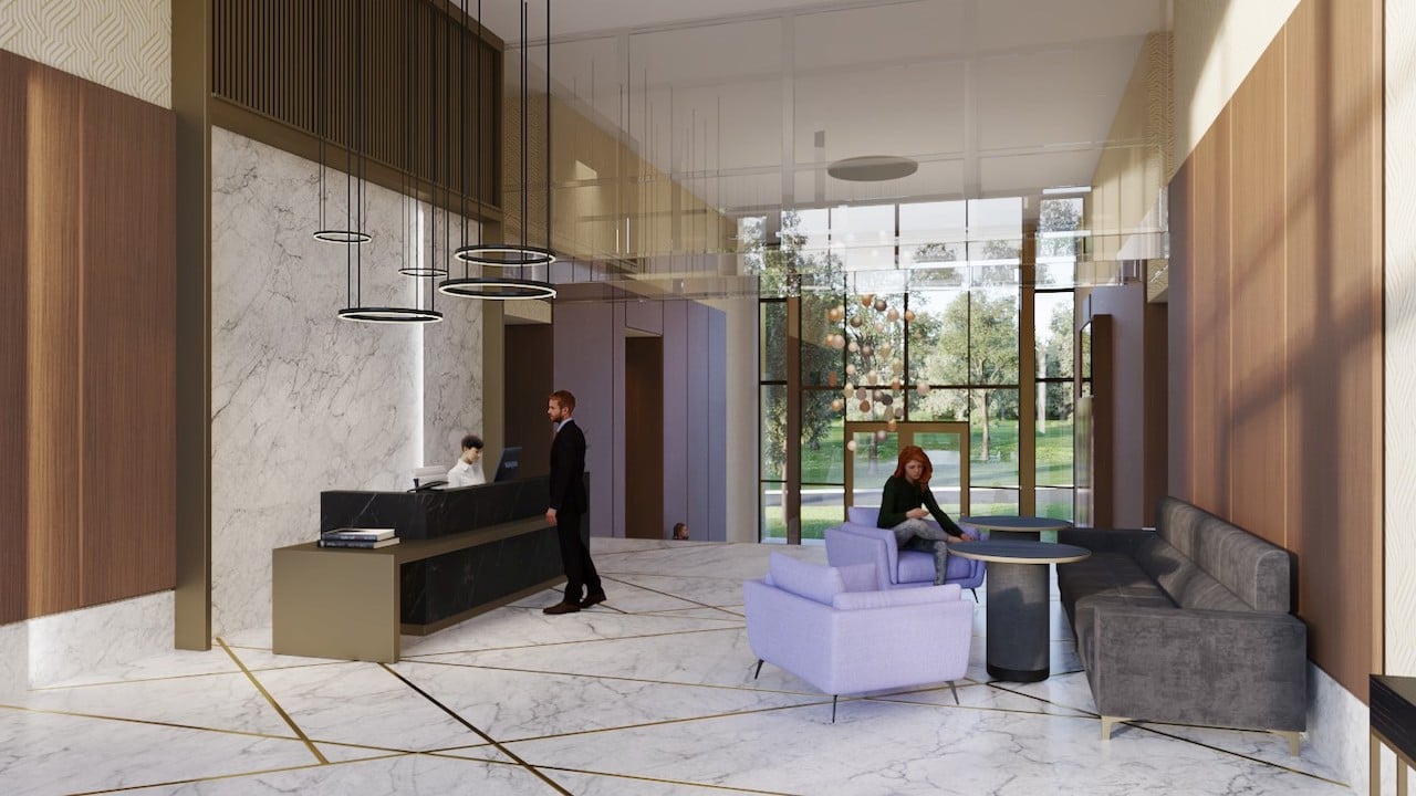 Rendering of Nuvo 2 Condos concierge