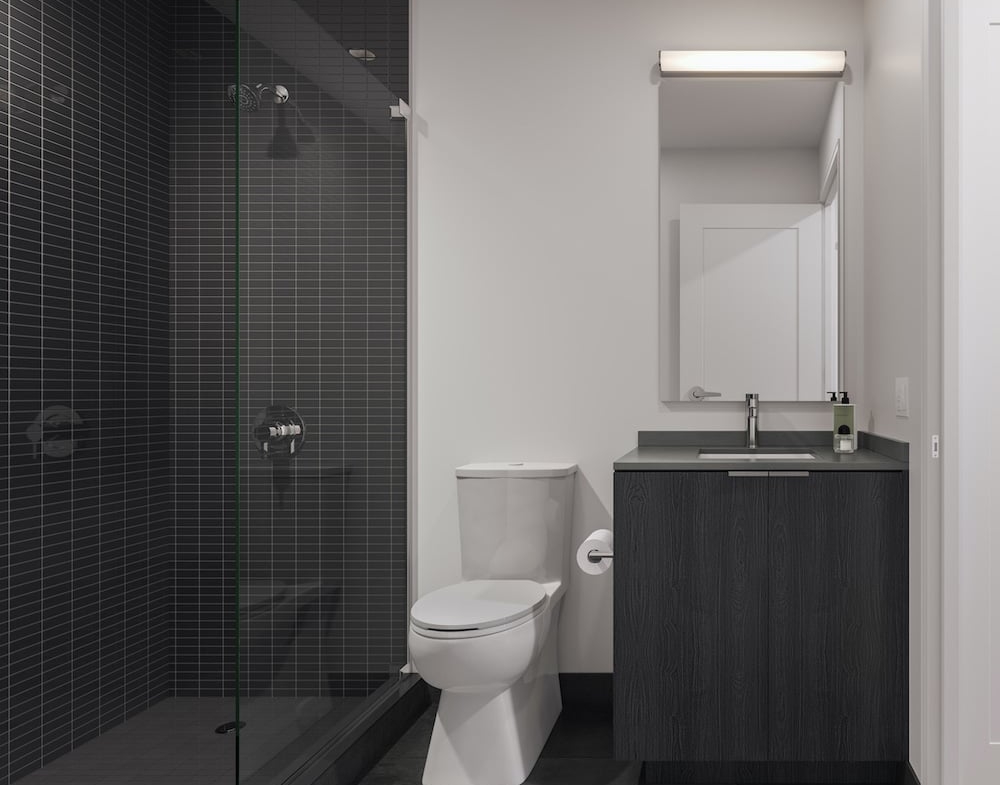 Rendering of 1 Jarvis Condos suite bathroom ombre