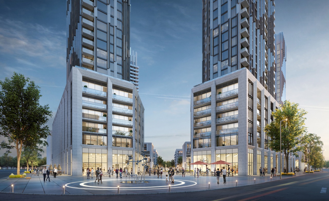 1750 The Queensway plaza exterior
