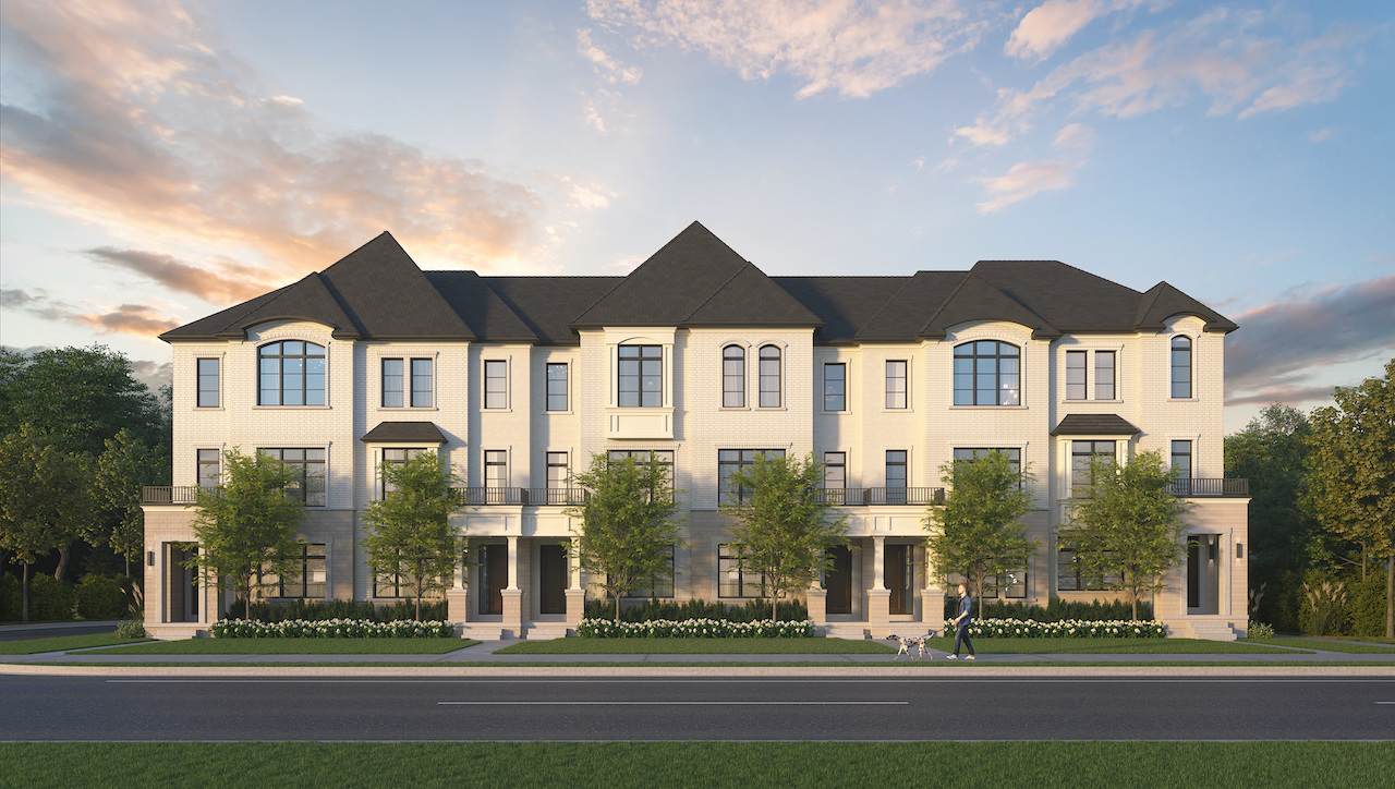 Rendering of Archetto Towns exterior elevation 1 BLK 01