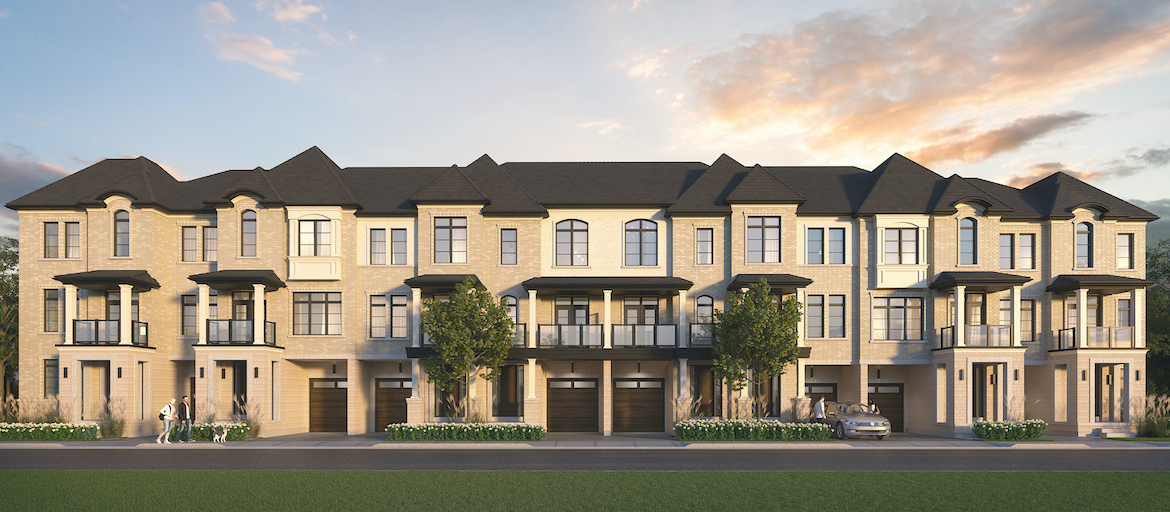 Rendering of Archetto Towns exterior elevation 2 BLK 08