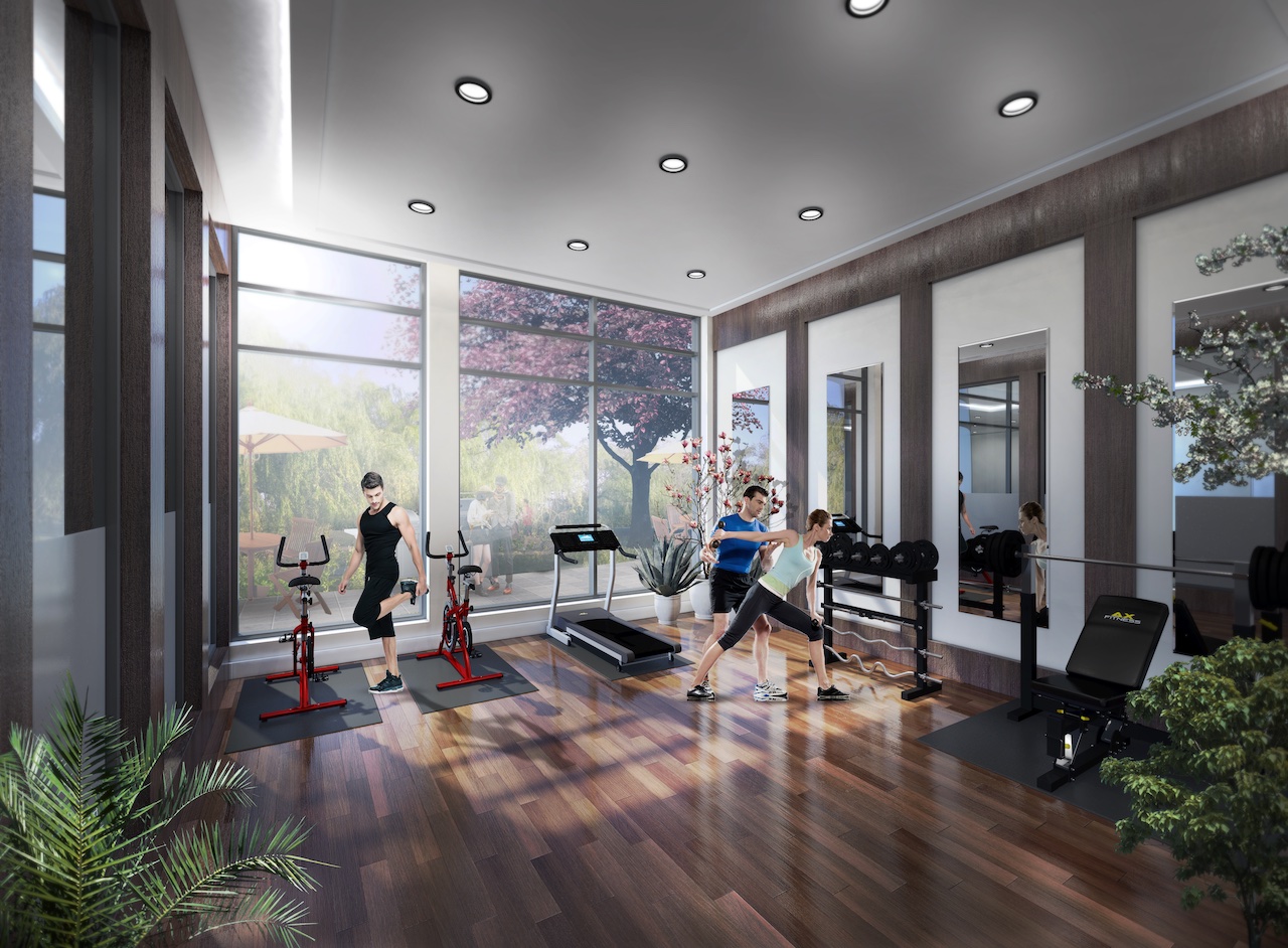 Rendering of Upper Vista Welland gym