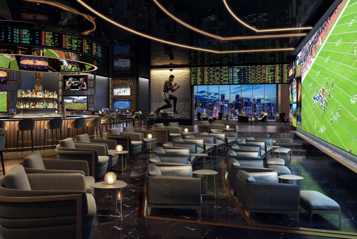 Rendering of E11even Hotel and Residences theatre room