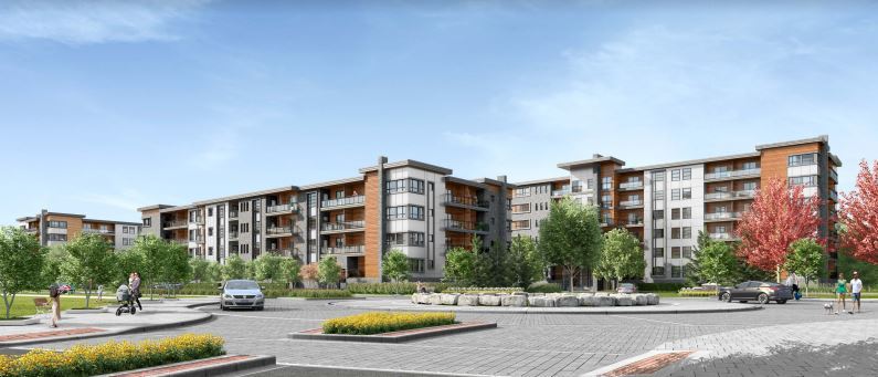Rendering of One Twenty Condos exterior during the day