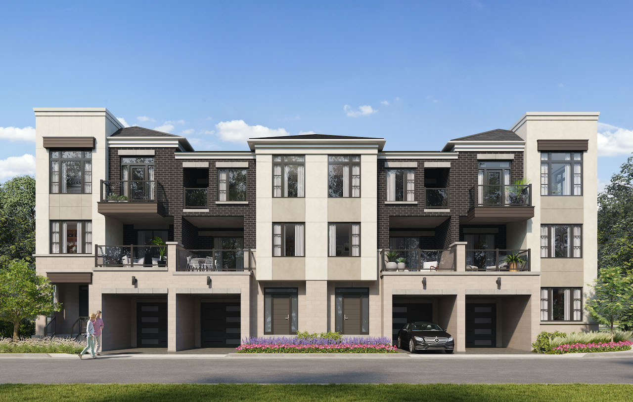 Twelve Oaks Towns exterior with garage