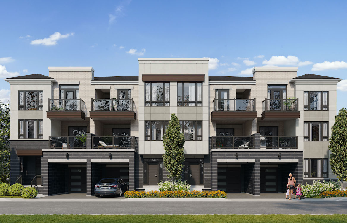 Twelve Oaks Towns exterior 2 with garages