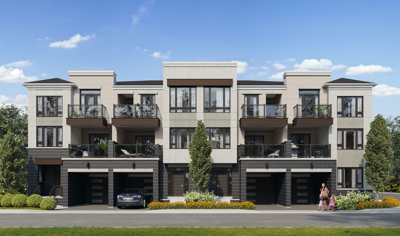 Twelve Oaks Towns exterior 2 with garages
