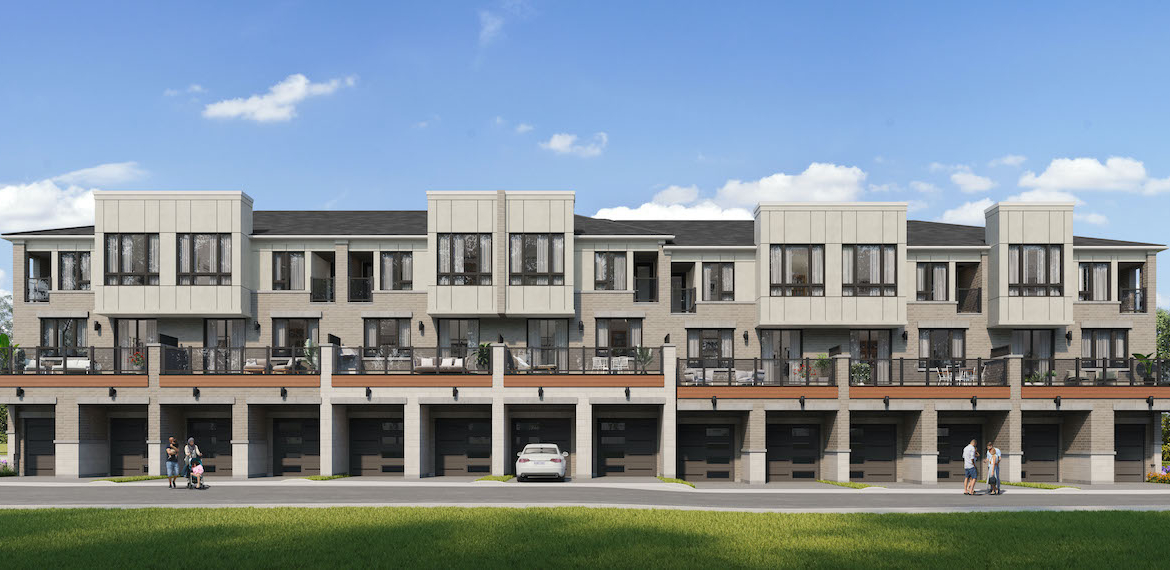 Twelve Oaks Towns exterior full row