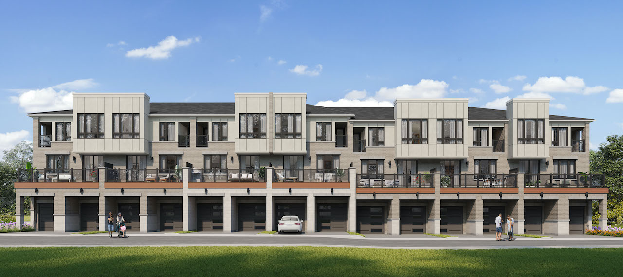 Twelve Oaks Towns exterior full row
