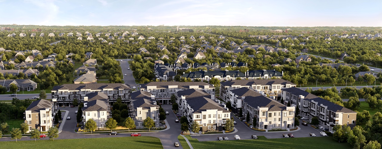 Twelve Oaks Towns aerial