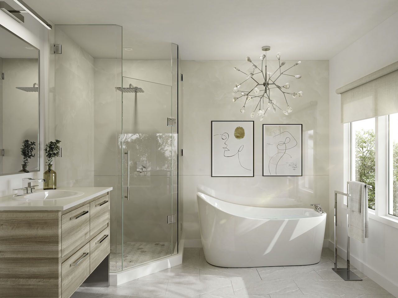 Twelve Oaks Towns suite bathroom