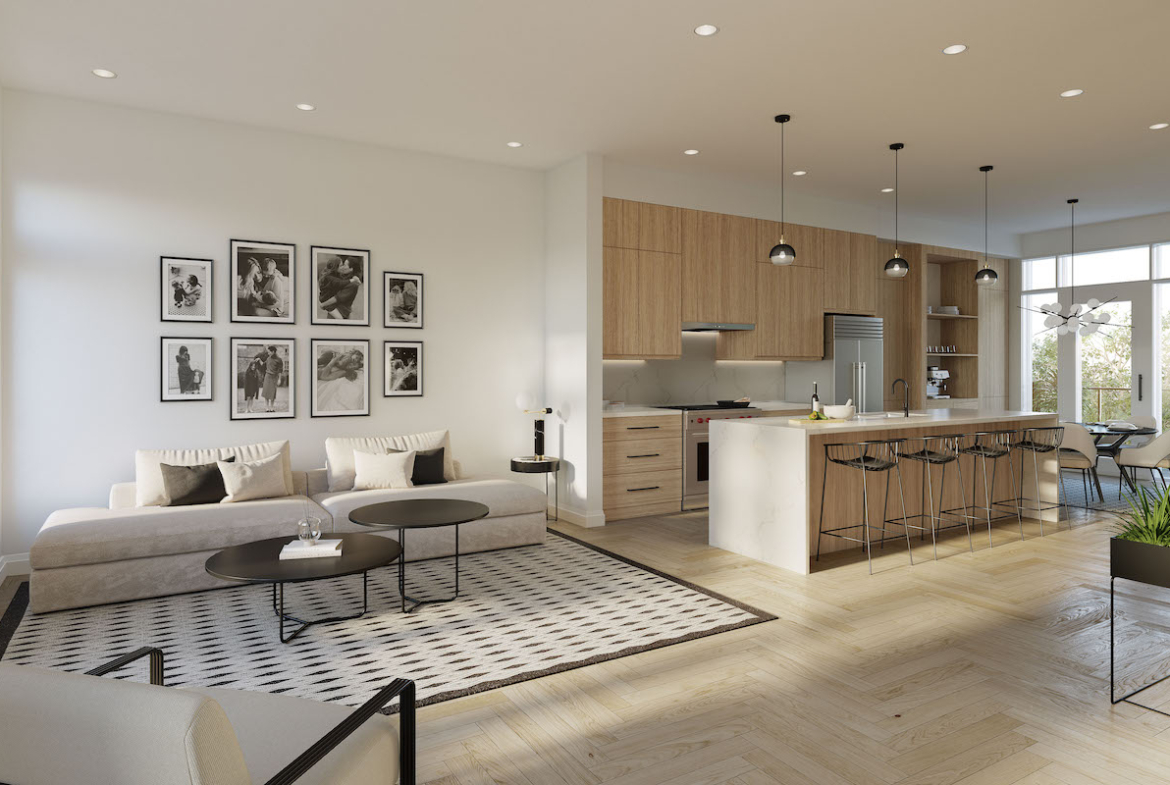 Twelve Oaks Towns suite interior kitchen