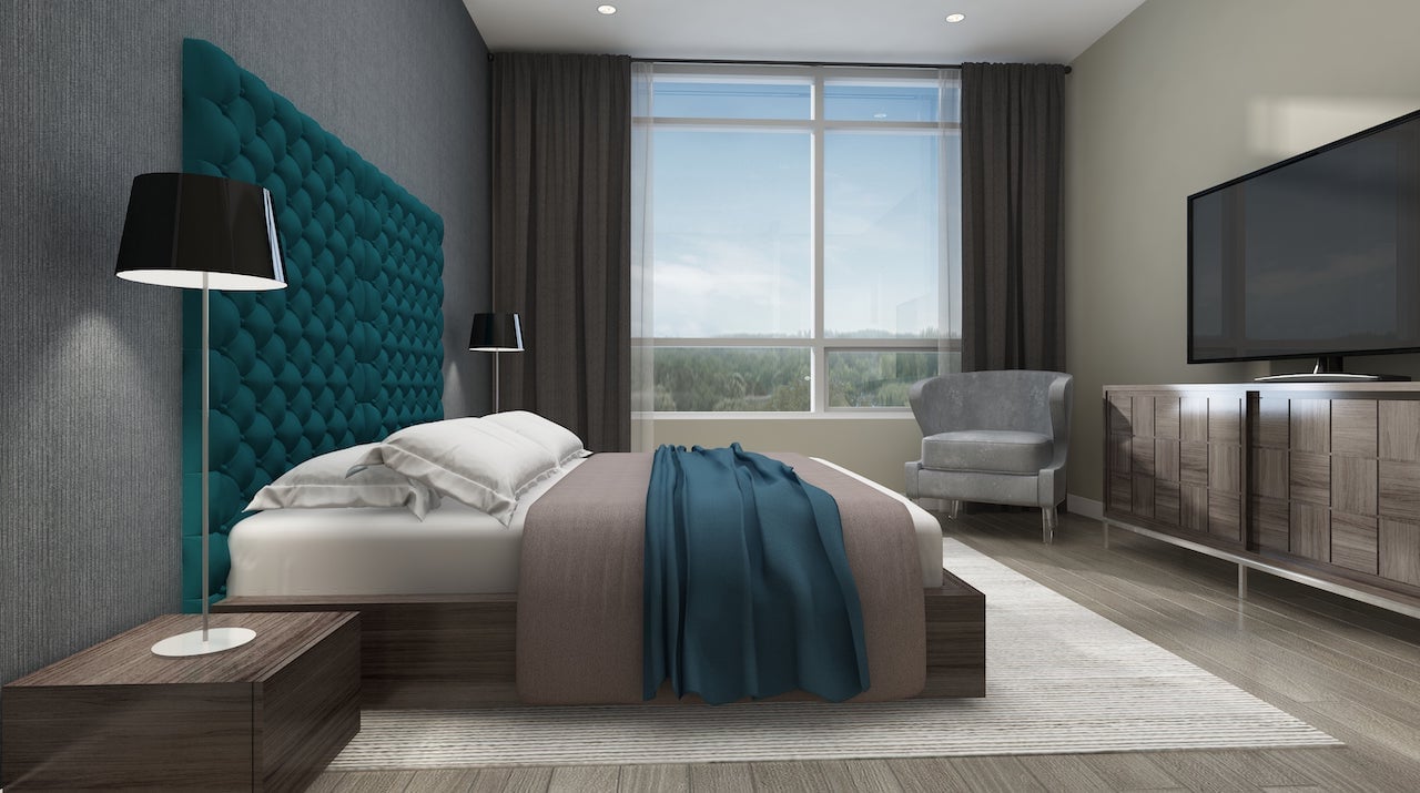 Harbour Ten10 Condos suite interior bedroom