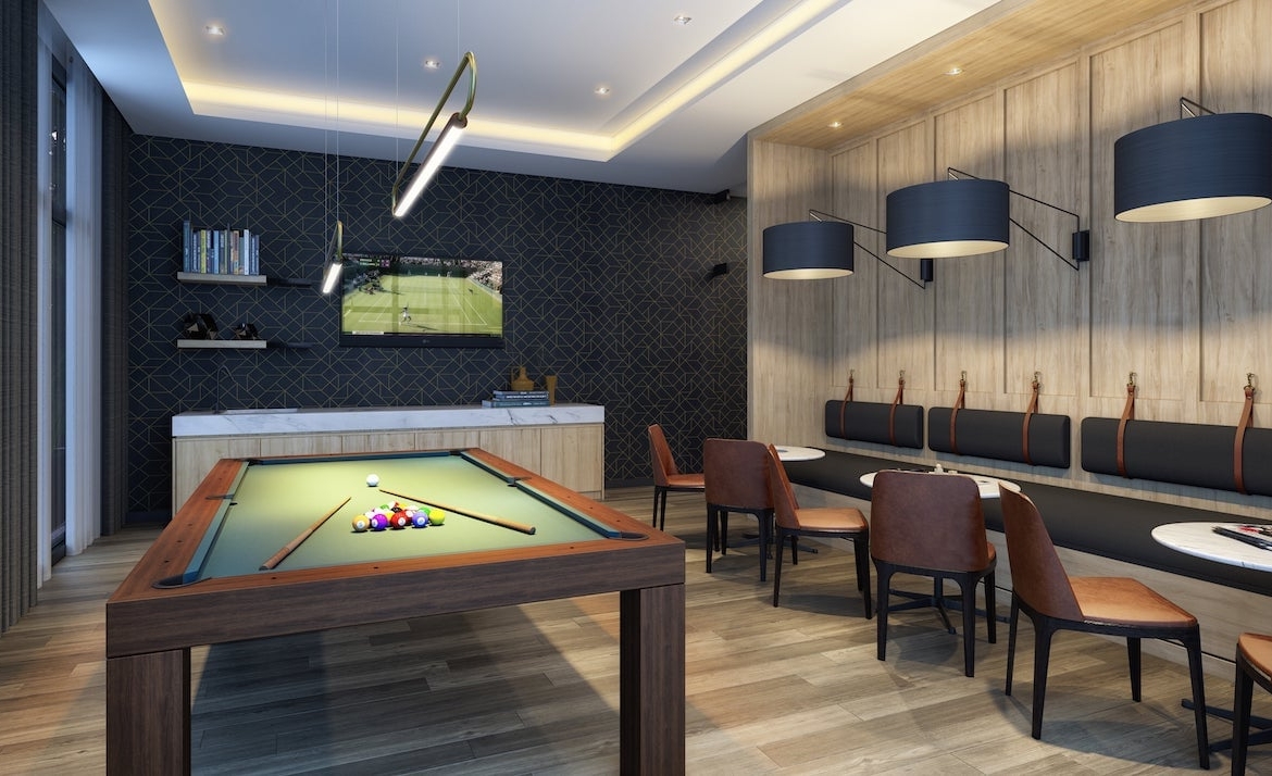 Harbour Ten10 Condos game room