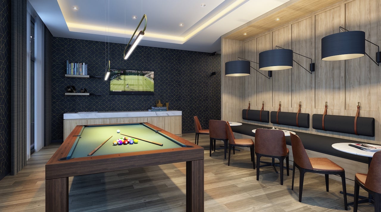 Harbour Ten10 Condos game room
