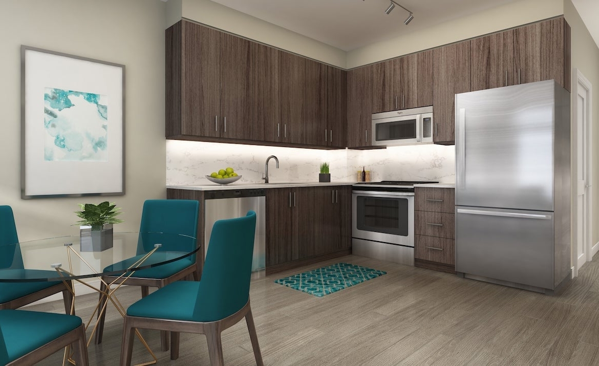 Harbour Ten10 Condos suite interior kitchen