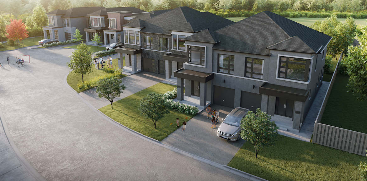 Rendering of Mila homes Midland Aerial